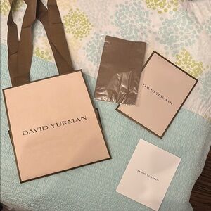 David Yurman Men's Brown Bag